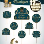 KONUŞMA BALONU SET 12 Lİ RAMAZAN YEŞİL