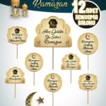 KONUŞMA BALONU SET 12 Lİ RAMAZAN GOLD