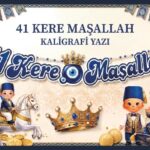 KOREOGRAFİ BANNER 41 KERE MAŞALLAH LACİVERT