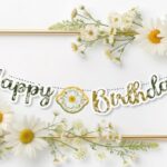KOREOGRAFİ BANNER PAPATYA BEYAZ HAPPY