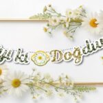 KOREOGRAFİ BANNER PAPATYA BEYAZ İYİ Kİ