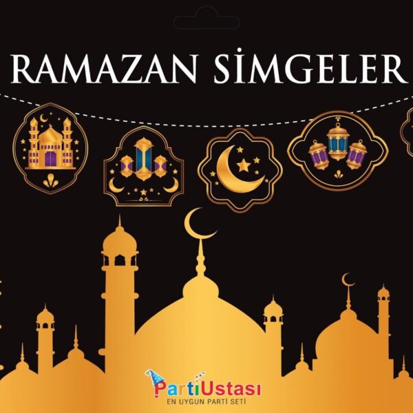 KOREOGRAFİ YENİ BANNER RAMAZAN SİMGELER SİYAH