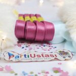 KURDELE SATEN 1 CM 10 METRE (1 PK 10 AD) FUŞYA