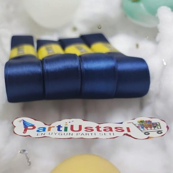 KURDELE SATEN 1 CM 10 METRE (1 PK 10 AD) LACİVERT