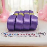 KURDELE SATEN 1 CM 10 METRE (1 PK 10 AD) MOR