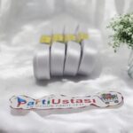 KURDELE SATEN 2 CM 10 METRE (1 PK 10 AD) BEYAZ