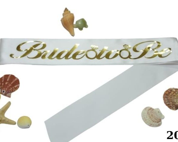 KUŞAK BRIDE TO BE BEYAZ ALTIN