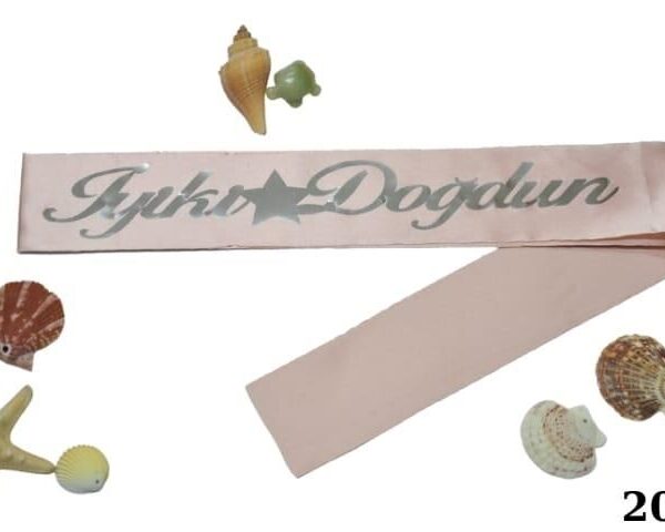 KUŞAK İYİKİ DOĞDUN PEMBE GÜMÜŞ