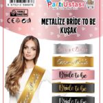 KUŞAK PARLAK BRİDE TO BE GOLD