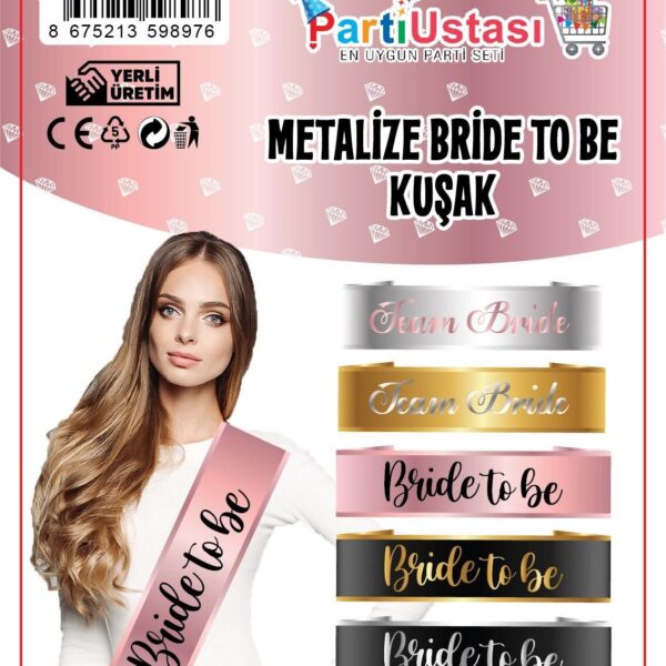 KUŞAK PARLAK TEAM BRİDE PEMBE