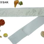 KUŞAK TAŞLI BRİDE TO BE BEYAZ GÜMÜŞ