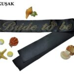 KUŞAK TAŞLI BRİDE TO BE SİYAH ALTIN