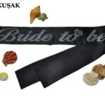 KUŞAK TAŞLI BRİDE TO BE SİYAH GÜMÜŞ