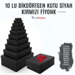 KUTU 10 LU DİKDÖRTGEN SİYAH