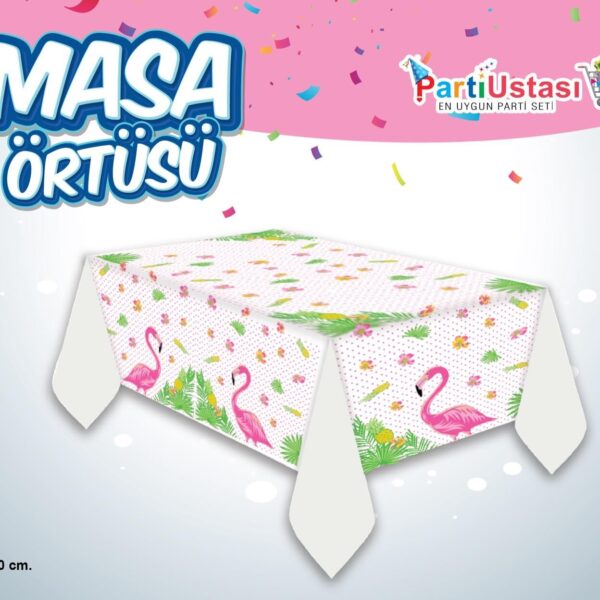 MASA ÖRTÜSÜ LİSANSLI FLAMİNGO