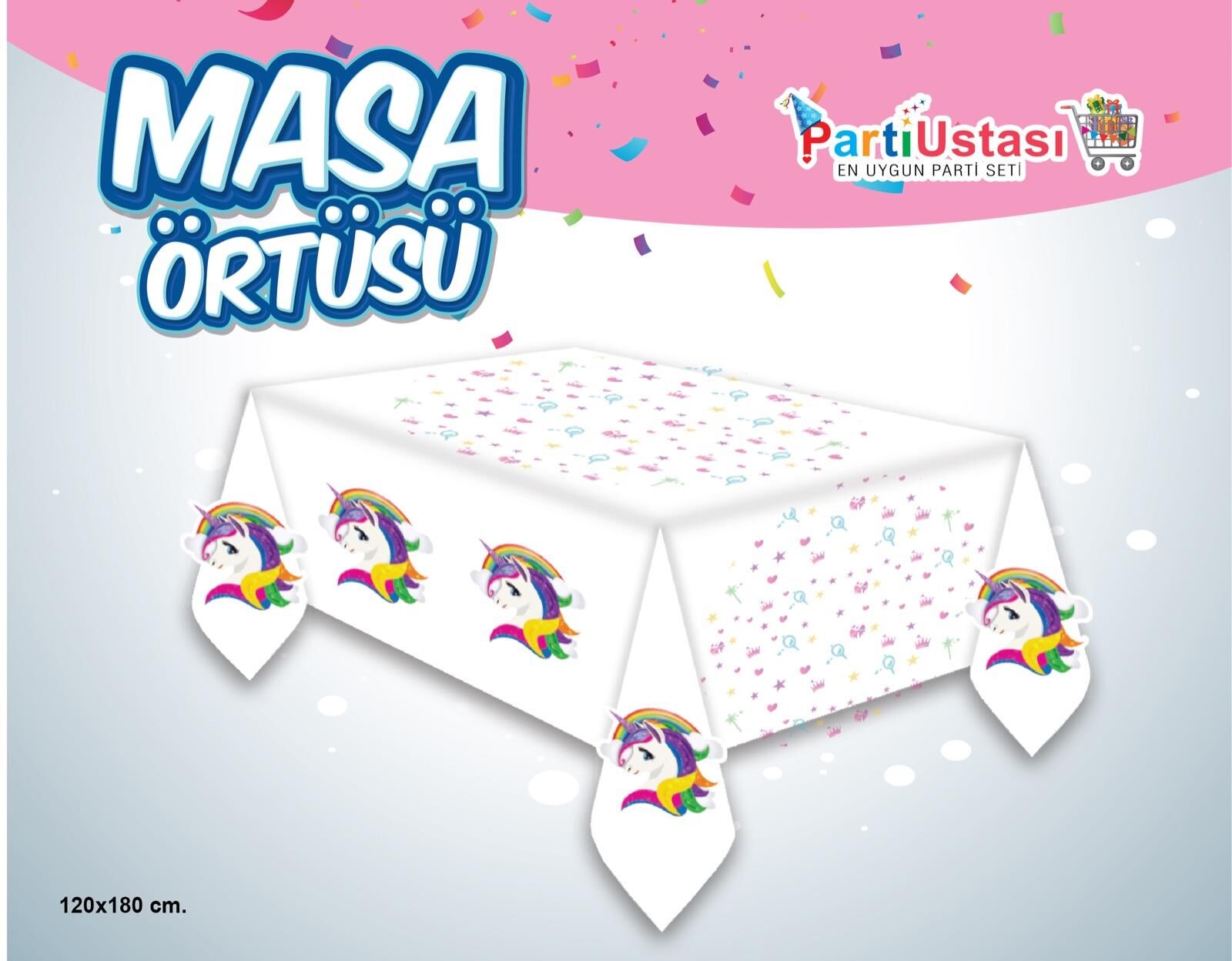 MASA ÖRTÜSÜ LİSANSLI ÜNİCORN MASA ÖRTÜSÜ LİSANSLI ÜNİCORN - Görsel 1