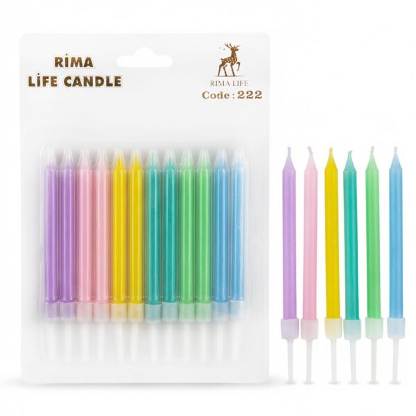 MUM İTHAL 10 CM NO:222 RENKLİ PASTEL
