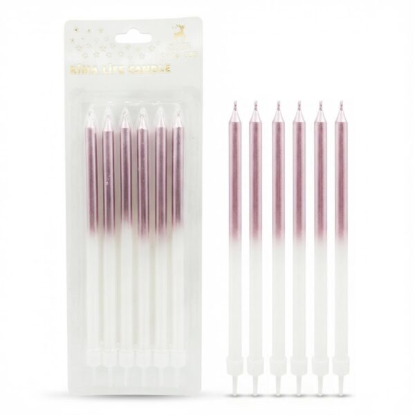 MUM İTHAL 15 CM NO:935 BEYAZ/PEMBE PARLAK