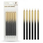 MUM İTHAL 15 CM NO:935 SİYAH/GOLD PARLAK