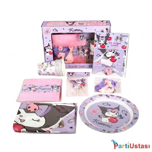 PARTİ SETİ 6 KİŞİLİK KUROMİ