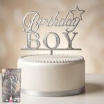 PASTA YAZISI PLASTİK BİRTHDAY BOY GÜMÜŞ