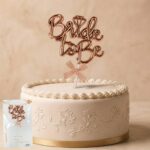 PASTA YAZISI PLASTİK FİYONKLU BRİDE TO BE ROSE