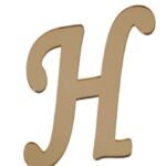 PLEKSİ 20 Lİ HARF ALTIN NO:H