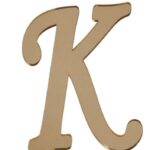 PLEKSİ 20 Lİ HARF ALTIN NO:K