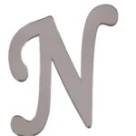 PLEKSİ 20 Lİ HARF GÜMÜŞ NO:N