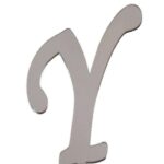 PLEKSİ 20 Lİ HARF GÜMÜŞ NO:Y