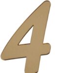 PLEKSİ 20 Lİ RAKAM ALTIN NO:4
