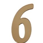 PLEKSİ 20 Lİ RAKAM ALTIN NO:6