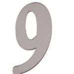 PLEKSİ 20 Lİ RAKAM GÜMÜŞ NO:9