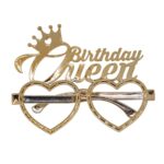 PLS GÖZLÜK BİRTHDAY QUEEN ALTIN