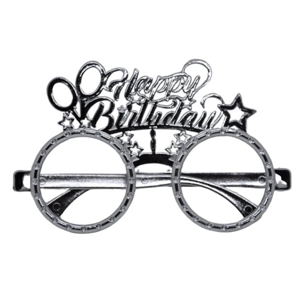 PLS GÖZLÜK HAPPY BİRTHDAY GÜMÜŞ