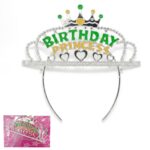 PLS İTHAL TAÇ BİRTHDAY PRENSES YEŞİL TURUNCU