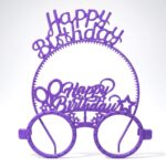 PLS RENKLİ GÖZLÜK TAÇ HAPPY BİRTHDAY MOR