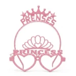 PLS RENKLİ GÖZLÜK TAÇ PRENSES PEMBE
