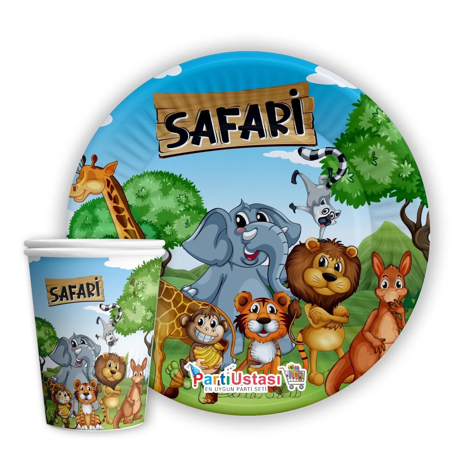 TABAK BARDAK SAFARİ TABAK BARDAK SAFARİ - Görsel 1