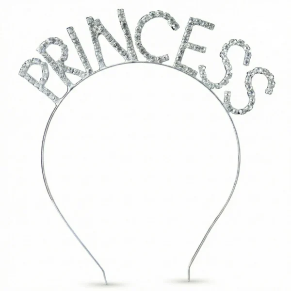 TAÇ TAŞLI METAL PRİNCESS GÜMÜŞ