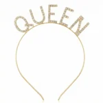 TAÇ TAŞLI METAL QUEEN GOLD