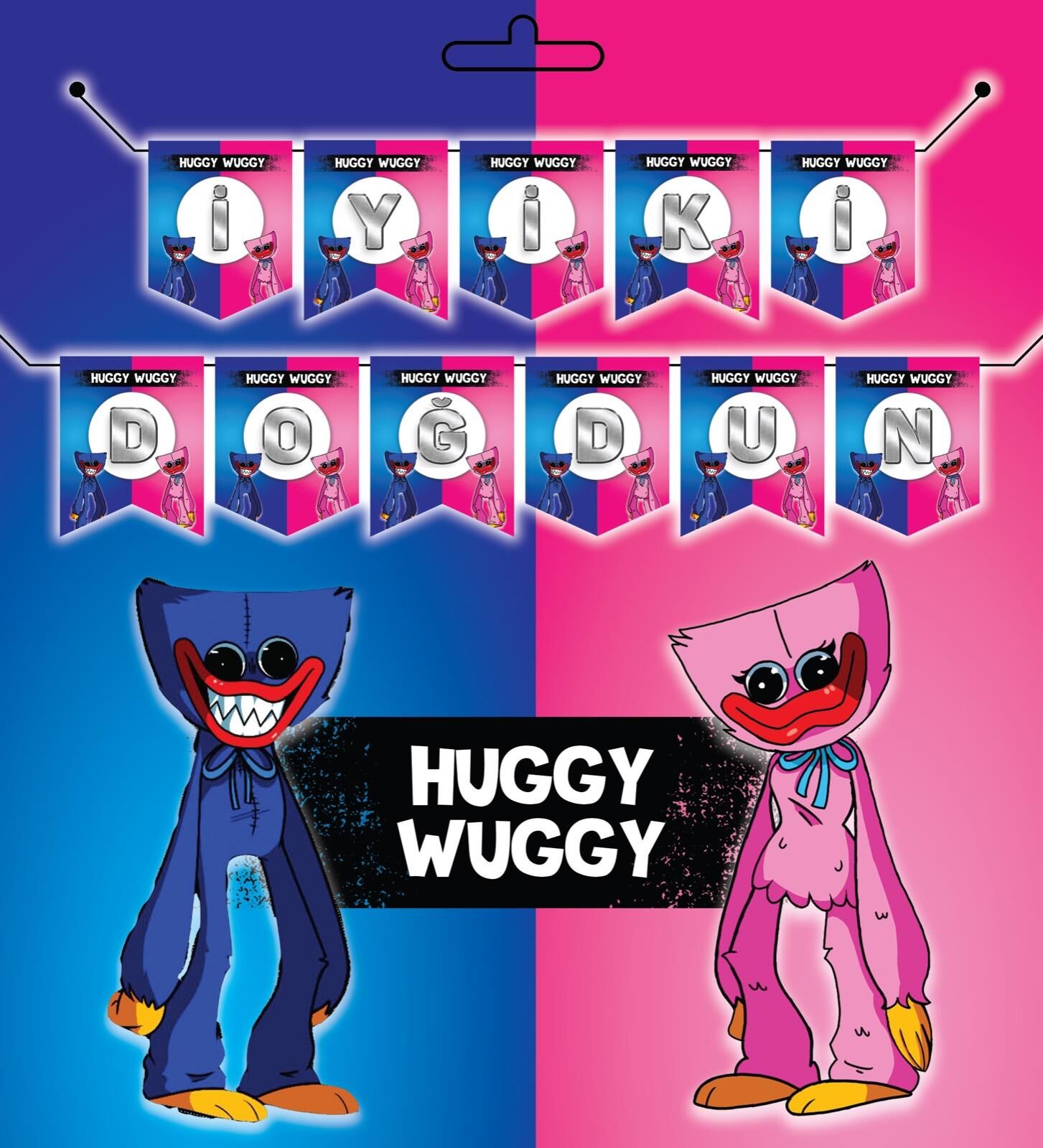 YAZI ZARF BANNER HUGGY WUGGY YAZI ZARF BANNER HUGGY WUGGY - Görsel 1