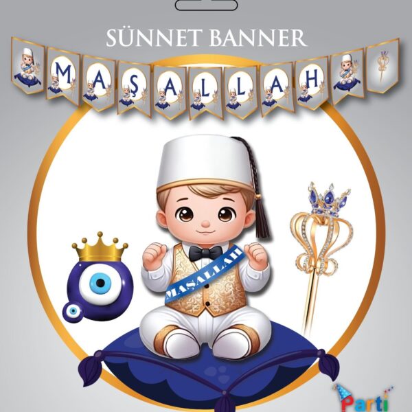 YAZI ZARF BANNER MAŞALLAH GÜMÜŞ