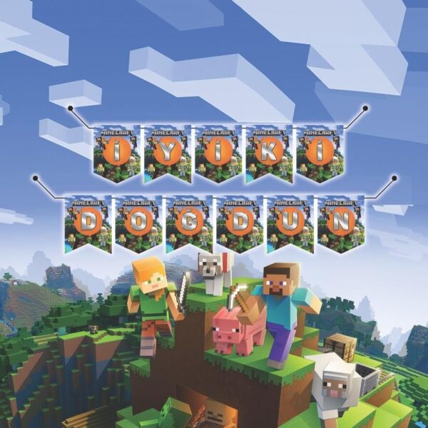 YAZI ZARF BANNER MINECRAFT