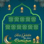 YAZI ZARF BANNER RAMAZAN YEŞİL