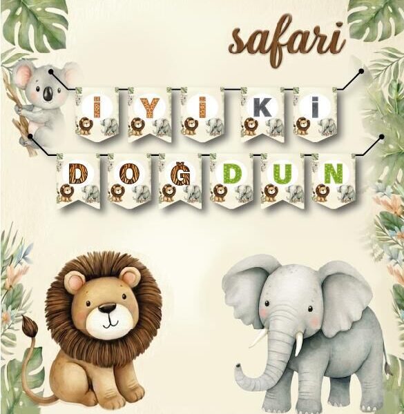 YAZI ZARF BANNER SAFARİ YENİ