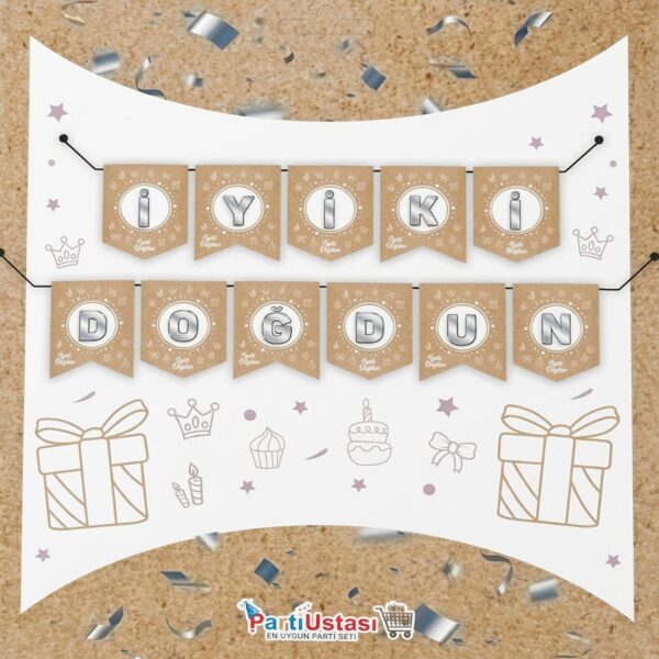 YAZI ZARF BANNER SOFT KRAFT