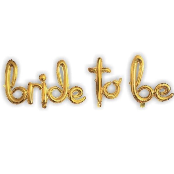 SET BRIDE TO BE KOREOGRAFİ FOLYO BALON ALTIN