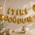 SET İYİKİ DOĞDUN FOLYO BALON ALTIN